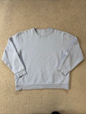 lululemon Men's Steady State Crew Neck Sweater Light Blue SzL